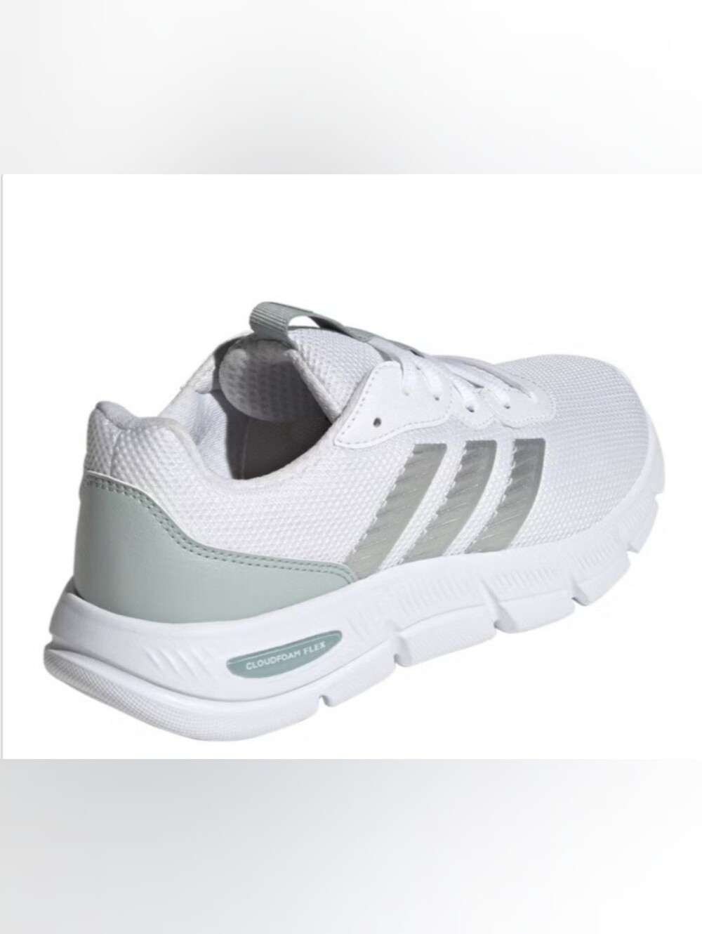 ADIDAS CLOUD FLEX FOAM WOMEN SNEAKERS COLOR WHITE - Picture 4 of 6